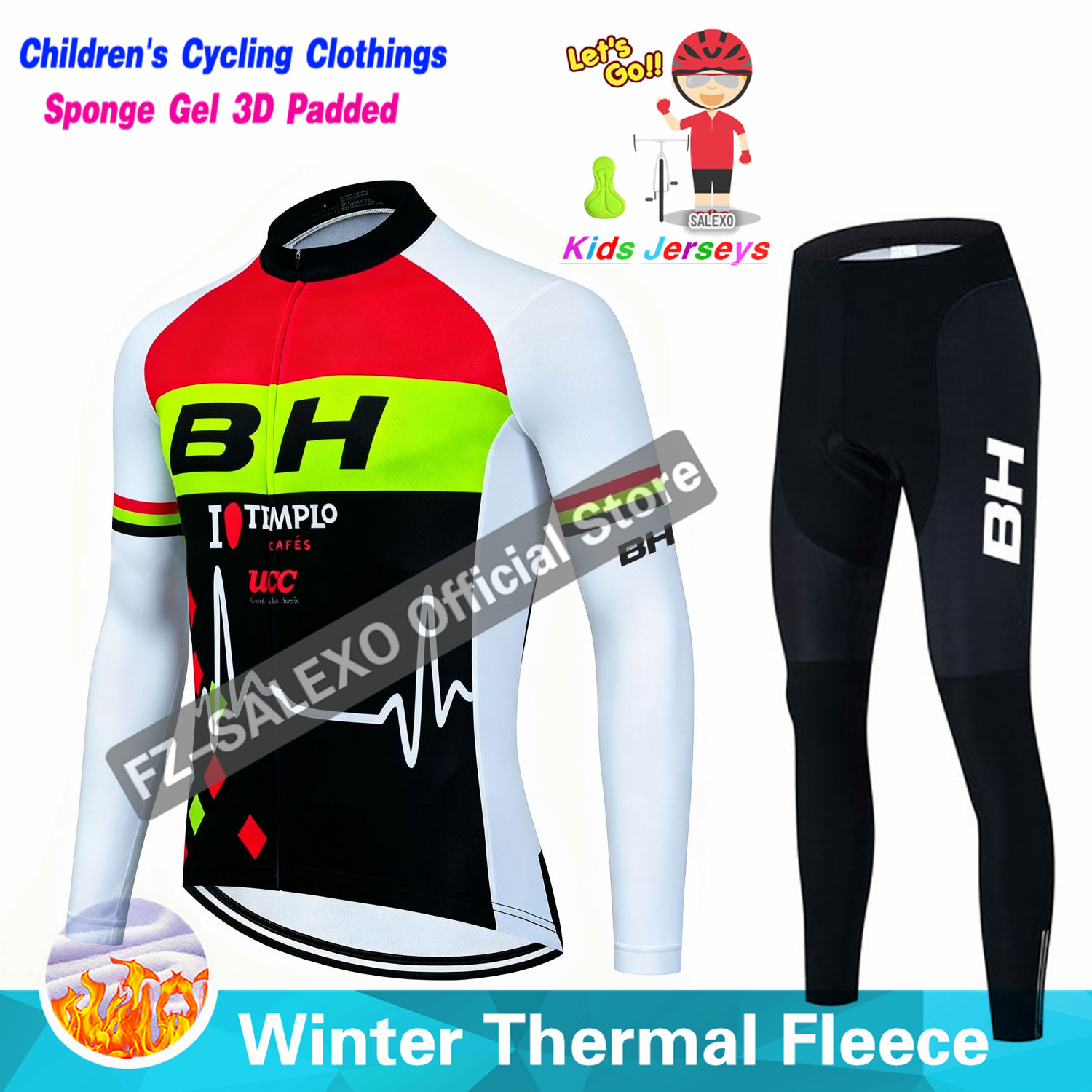 Winter Clothing Kids Sale - BH 2027 Детский зимний велосипедный костюм