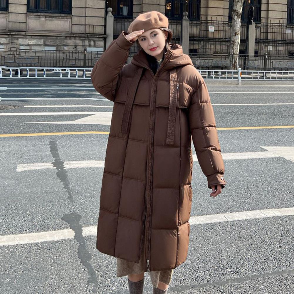 Puffer Jacket Women Down - Женская стеганая куртка, длинная пуховая куртка