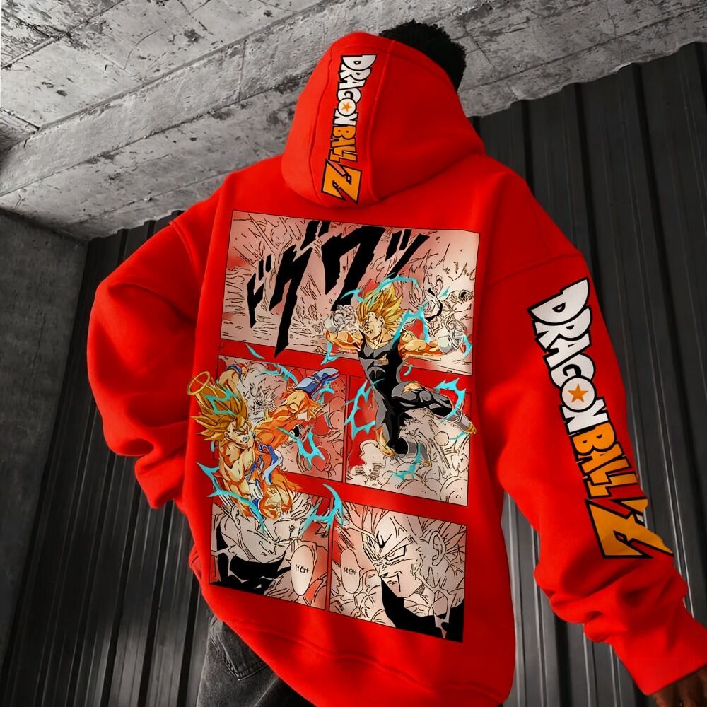 Winter Clothing Brands - Фирменная толстовка с принтом Dragon Ball