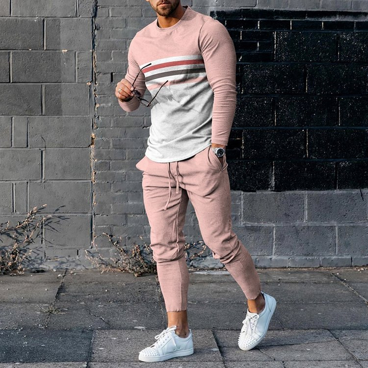 Winter Clothing Brands - Модный простой мужской комплект спортивной одежды