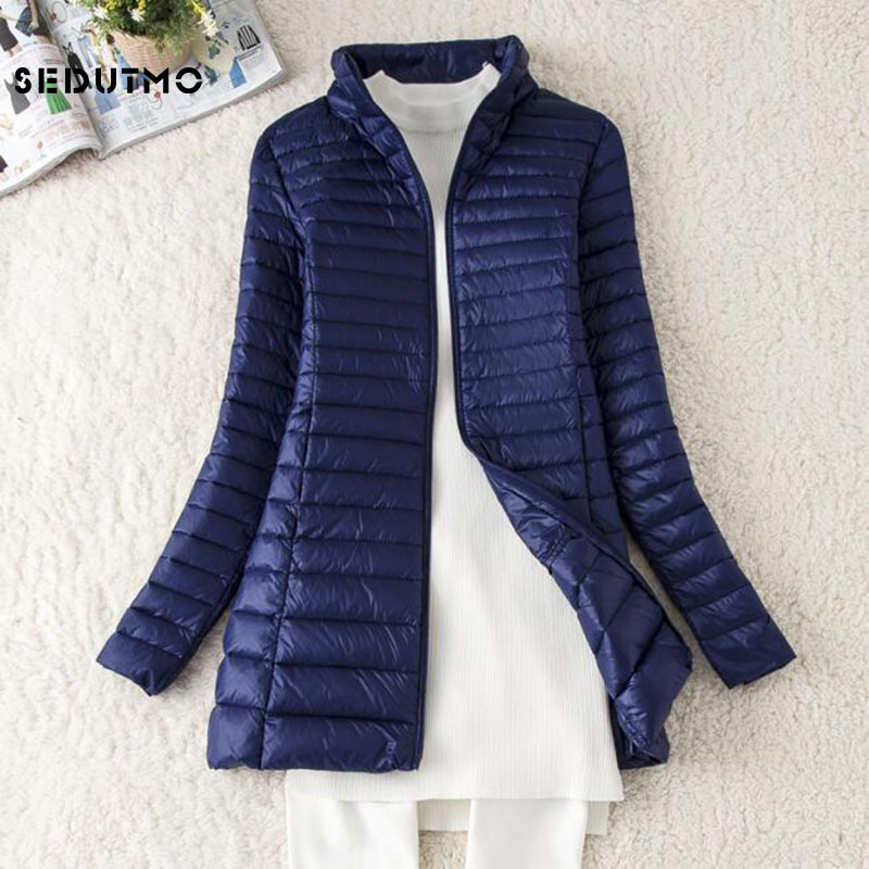 Зимний длинный женский пуховик – обзор и цена Puffer Jacket Women Down