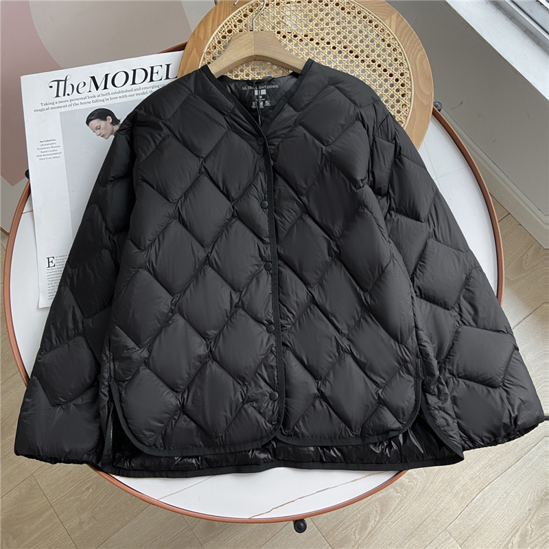 Женская ультралегкая безворотн – обзор и цена Puffer Jacket Women Down