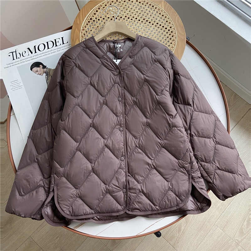 Женская ультралегкая безворотн – обзор и цена Puffer Jacket Women Down