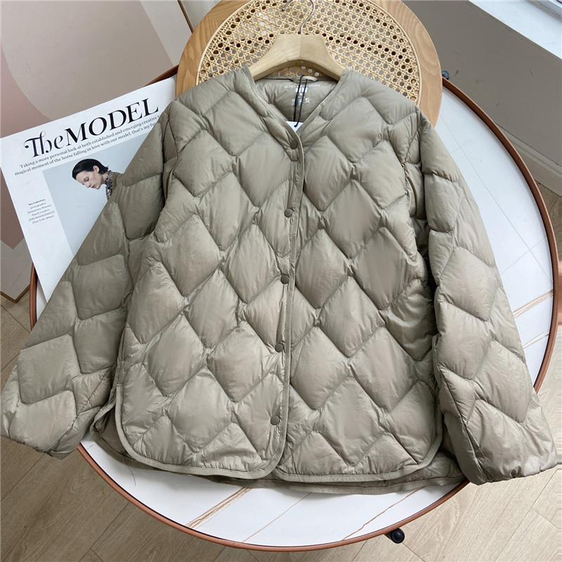 Женская ультралегкая безворотн – обзор и цена Puffer Jacket Women Down