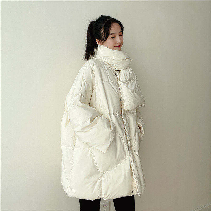Зимний теплый пуховик, шарф с  – обзор и цена Puffer Jacket Women Down