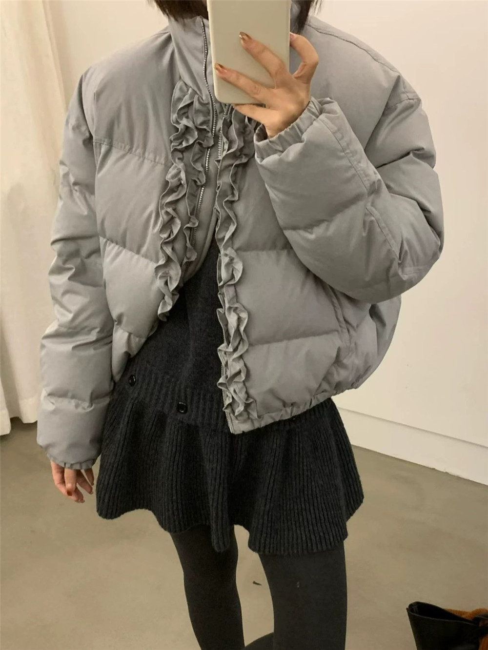 Короткая женская зимняя куртка – обзор и цена Puffer Jacket Women Down