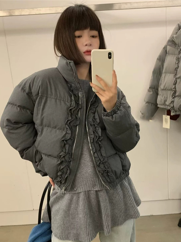 Короткая женская зимняя куртка – обзор и цена Puffer Jacket Women Down